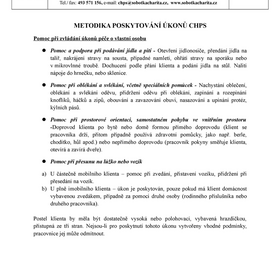 Podrobný popis poskytovaných úkonů